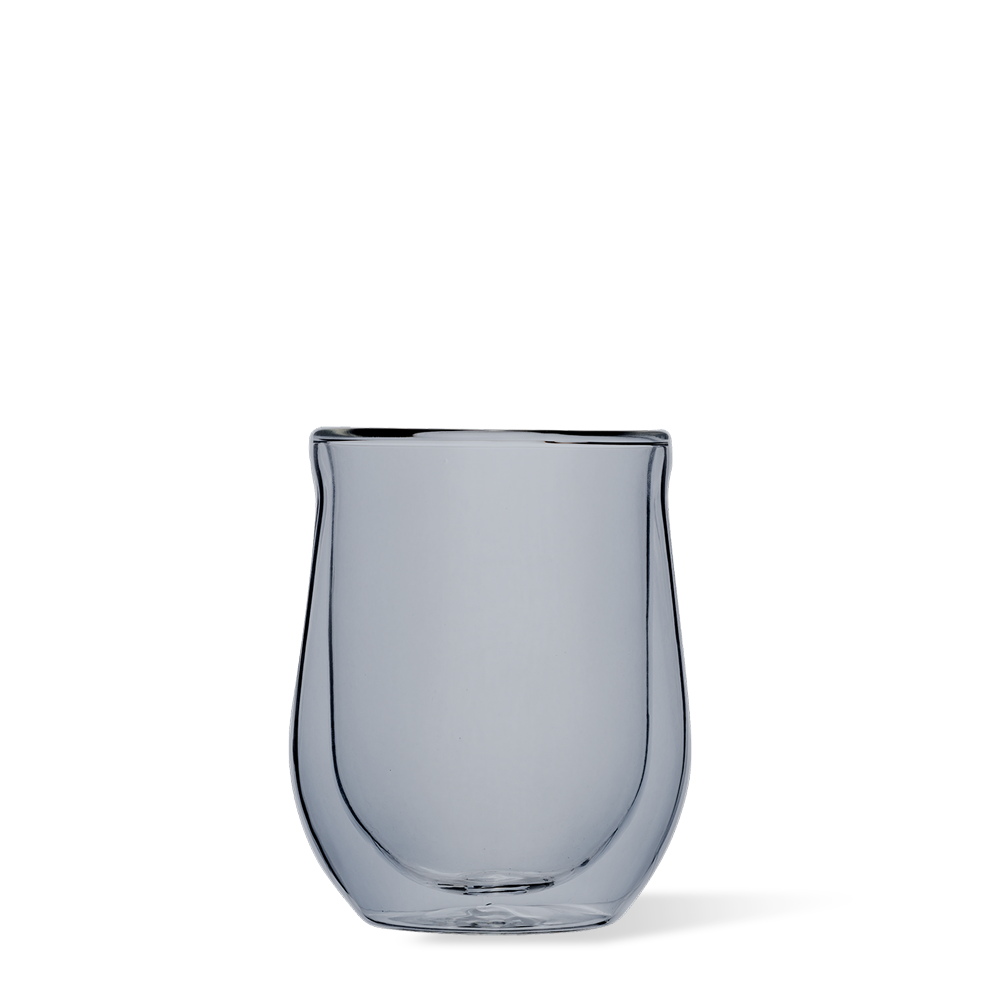 Stemless Glass Set (2) - 12oz / Grey